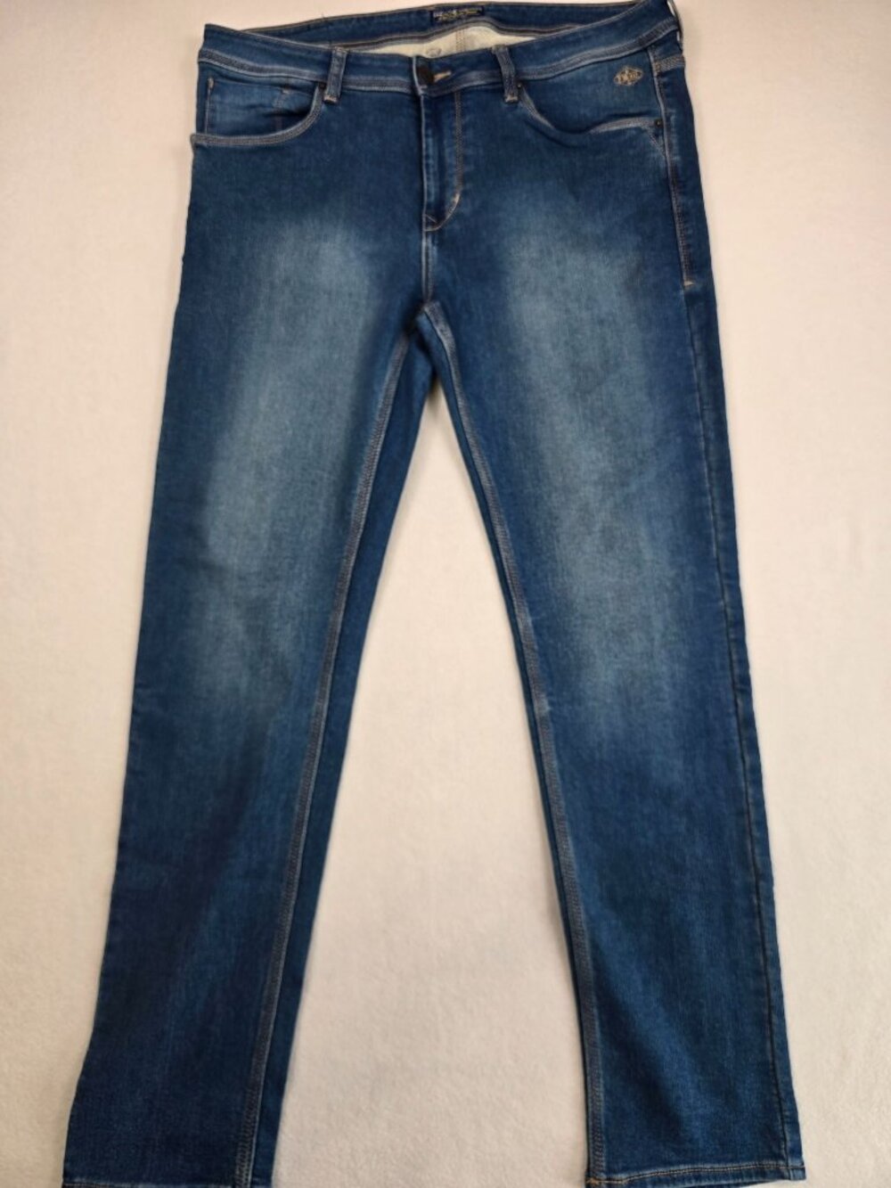 Flying Machine Skinny Jackson Mens Blue Jeans Size 38